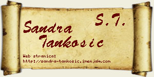 Sandra Tankosić vizit kartica